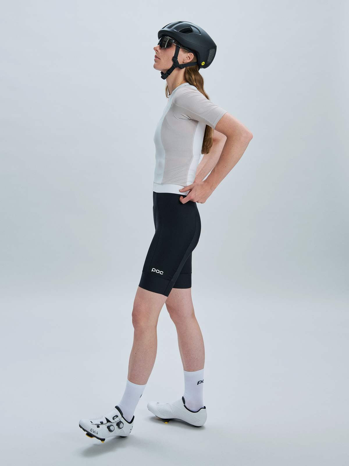 Koszulka rowerowa damska POC W´s Cadence Jersey biała - Adventure Sports