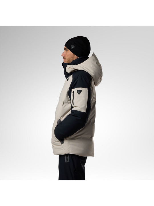Kurtka narciarska męska ROSSIGNOL M Snowblaze Down Cb Ski Jacket szara
