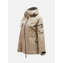 Kurtka narciarska damska Peak Performance W Alpine Gore beżowy - Adventure Sports
