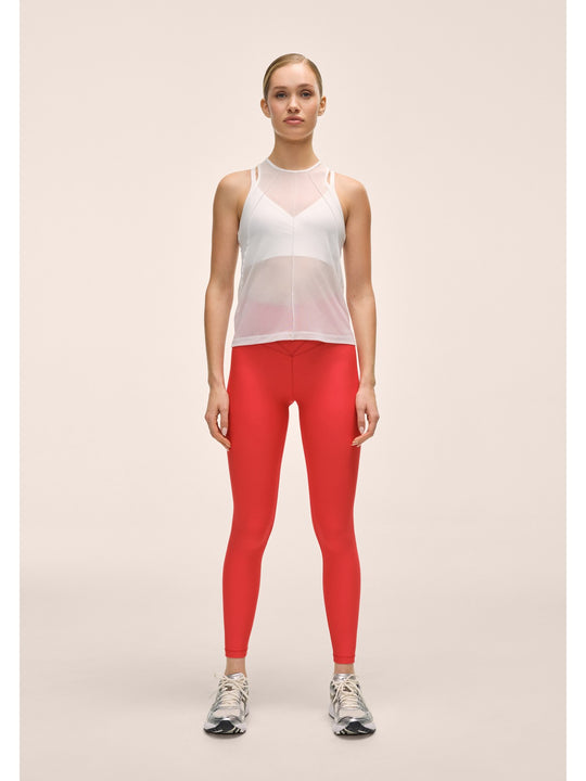Koszulka treningowa damska CASALL Seam Detail Mesh Tank kolor biały
