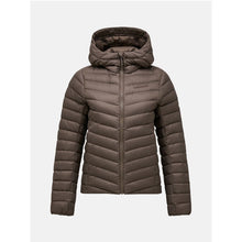 Kurtka damska PEAK PERFORMANCE Frost Down Hood Jacket brązowa
