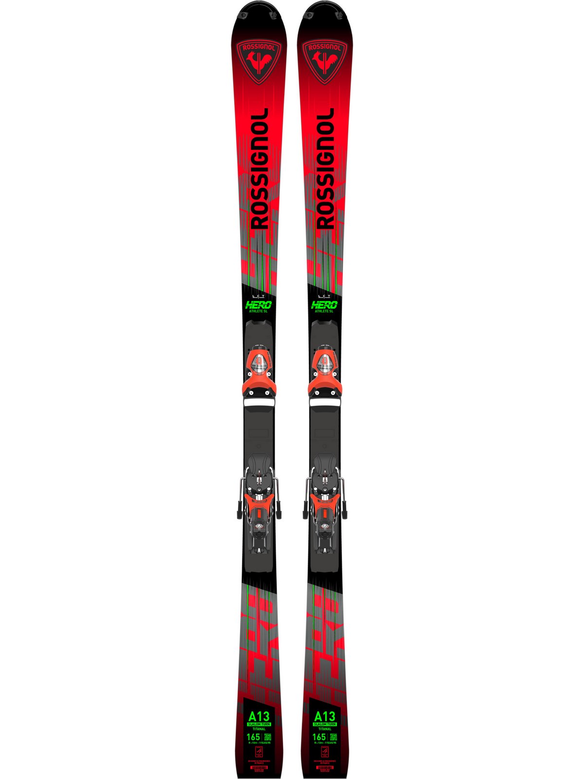 Narty ROSSIGNOL HERO FIS SL Factory 165 R22 + wiązania LOOK PX 18