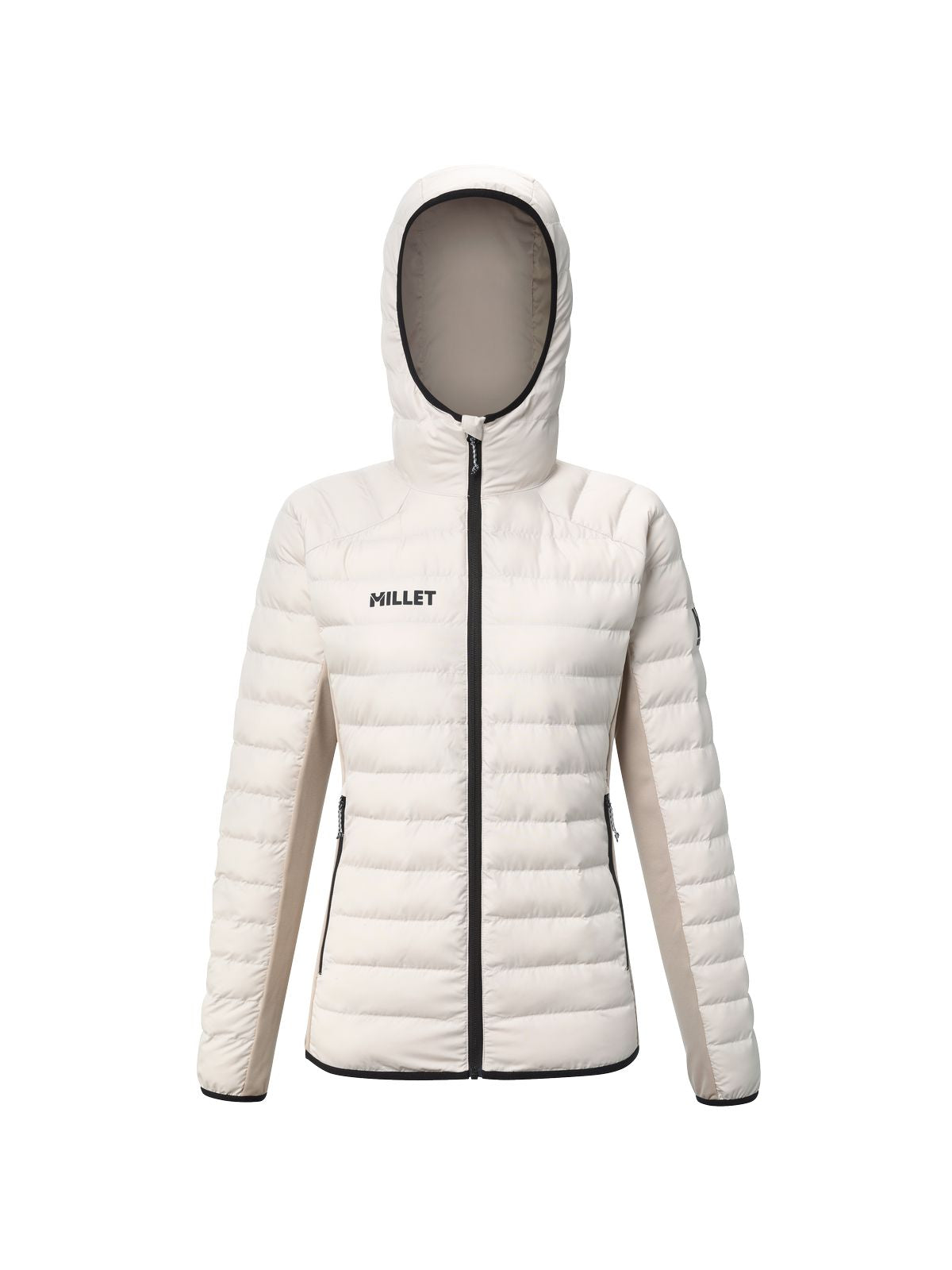 Kurtka damska MILLET W Fitz Roy Warm Hoodie W beżowa
