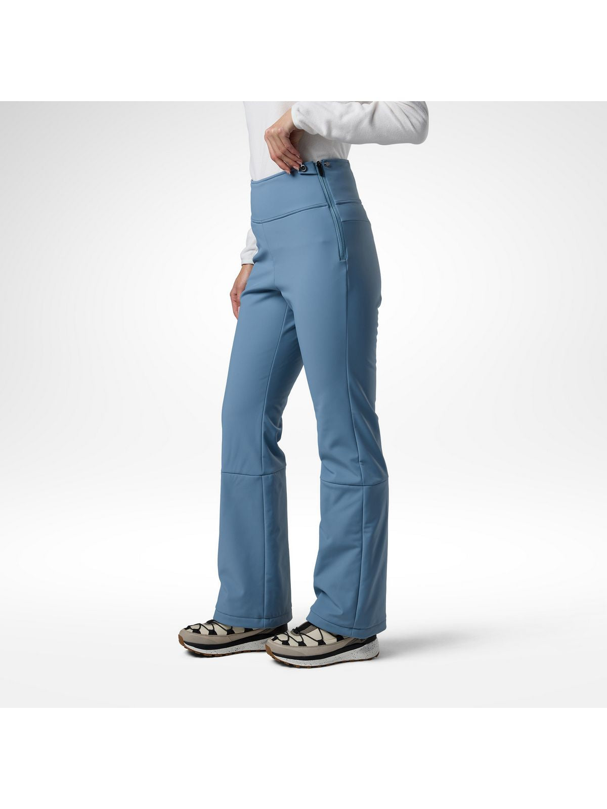 Spodnie narciarskie damskie ROSSIGNOL W Ski Softshell Pant niebieskie