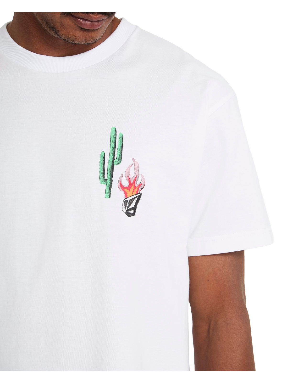 Koszulka męska VOLCOM Fa Mickey Mason 2 Sst biały