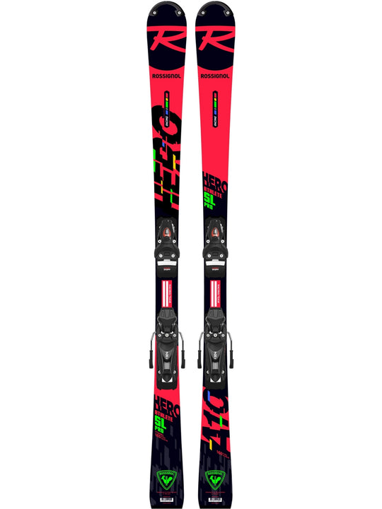 Narty ROSSIGNOL HERO ATHLETE SL PRO(R21 PRO) + wiązania LOOK NX 7 GW B73 BLACK ICON - Adventure Sports
