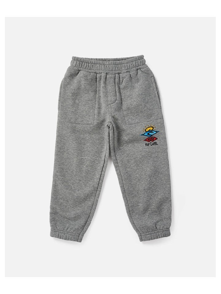 Spodnie dziecięce RIP CURL Icons Of Shred Trackpant -Boy szare