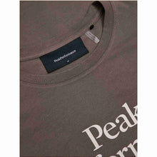 Koszulka damska PEAK PERFORMANCE Original Tee brązowa
