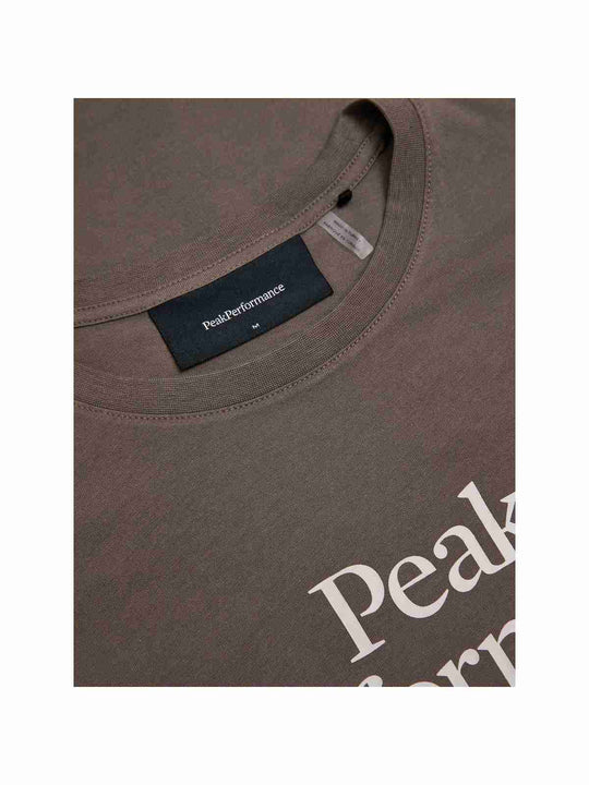 Koszulka damska PEAK PERFORMANCE Original Tee brązowa
