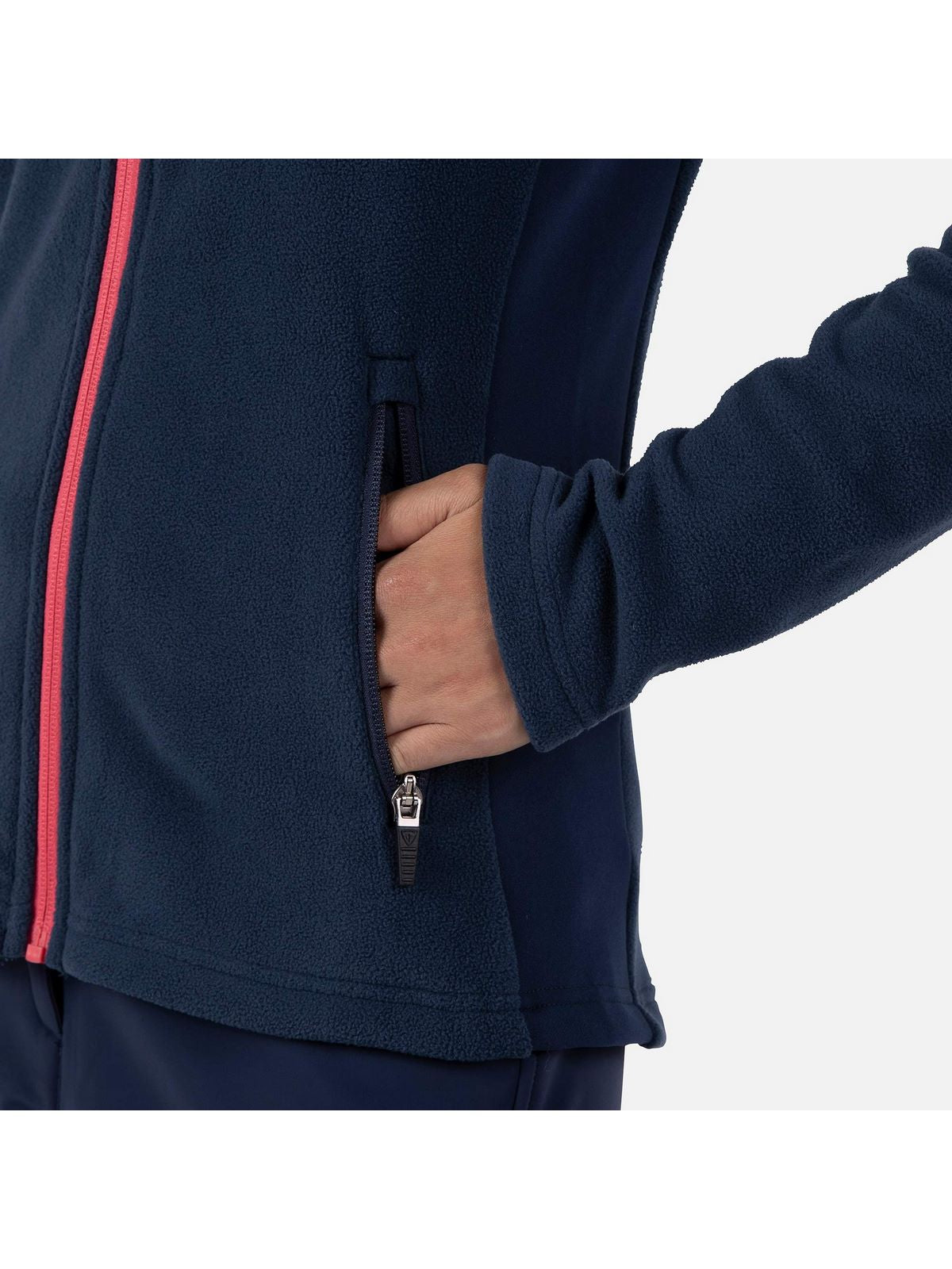 Bluza damska ROSSIGNOL W Strawpile Fleece Fz granatowy