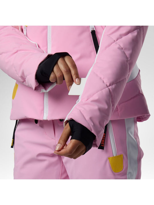 Kurtka narciarska damska ROSSIGNOL W Jcc Valdiz Down Ski Jacket różowa
