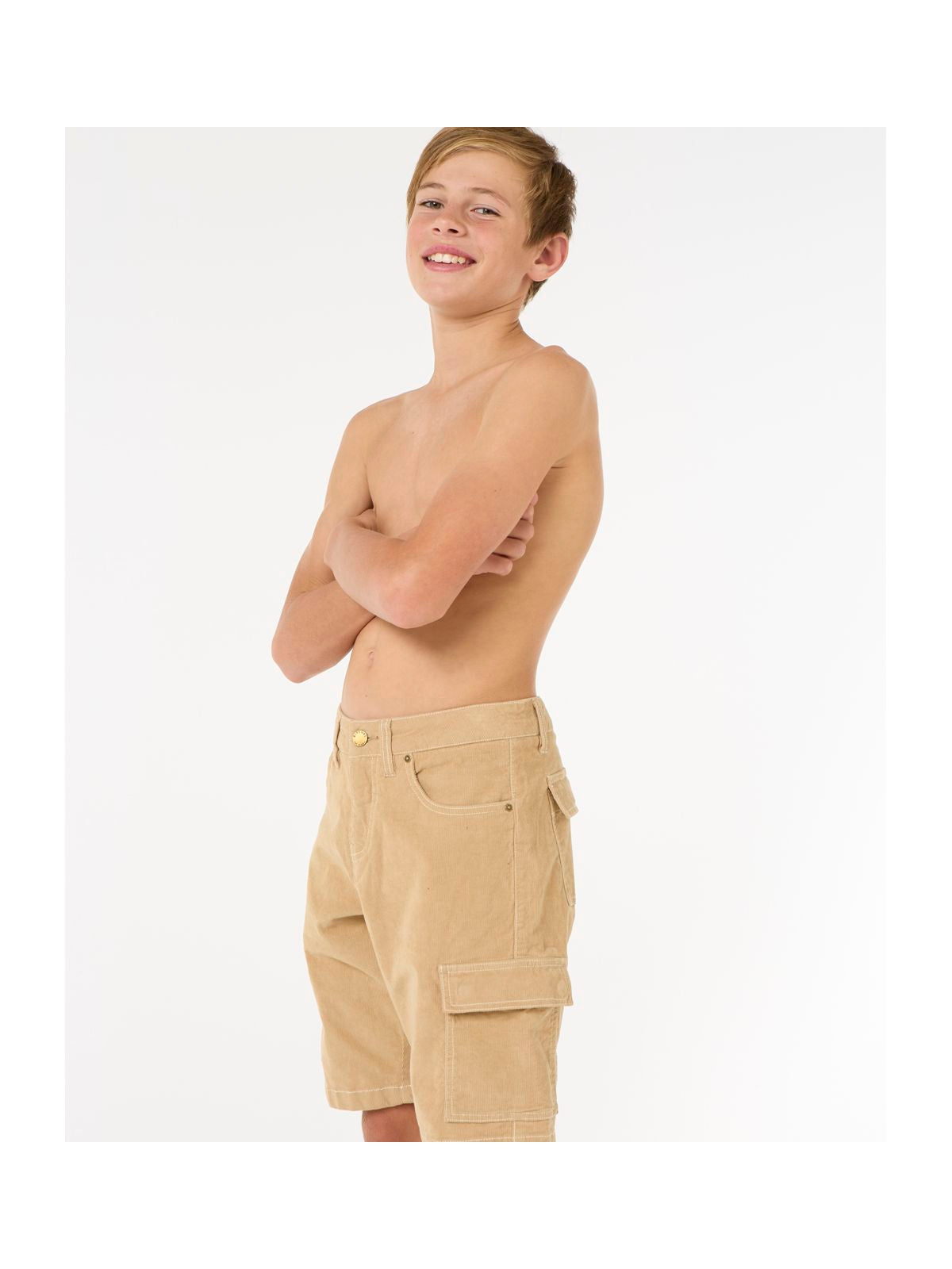 Szorty RIP CURL CLASSIC SURF CORD CARGO-BOY beżowe