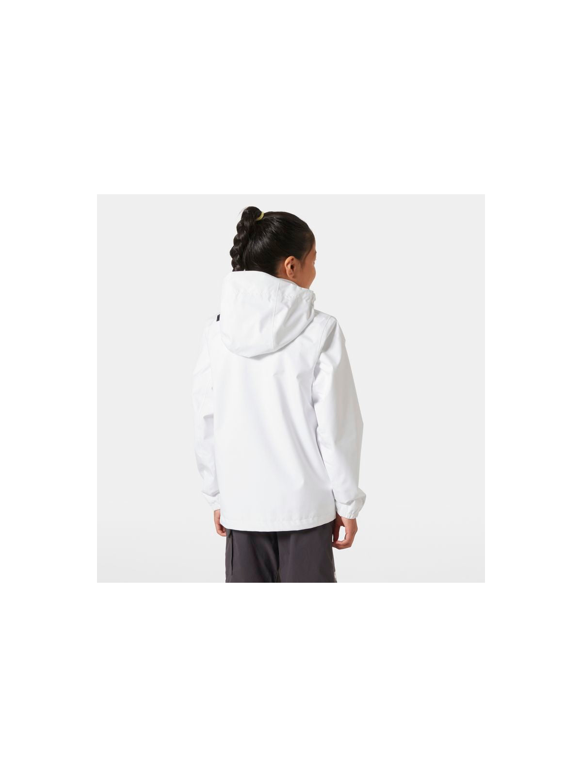 Kurtka HELLY HANSEN JR CREW HOODED JACKE biały - Adventure Sports