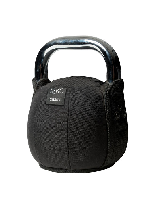 Ciężarek CASALL Kettlebell Soft 12kg kolor czarny
