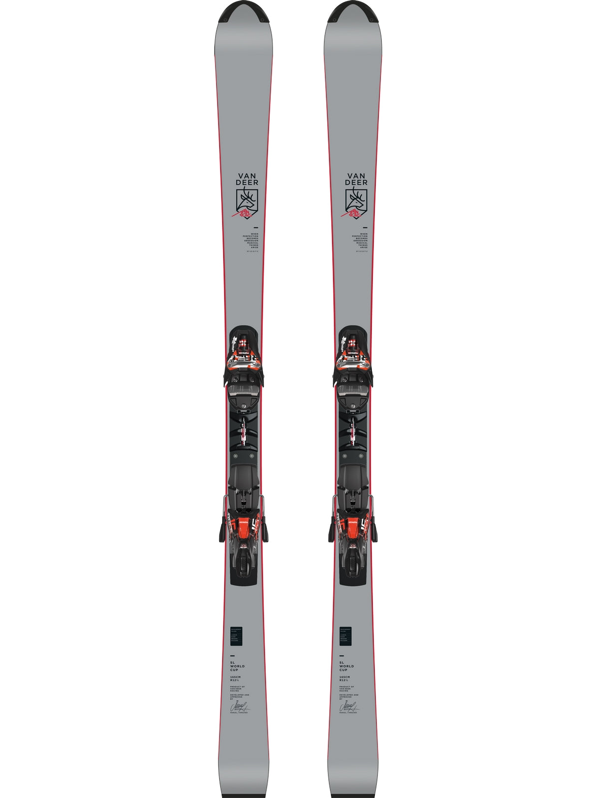 Narty Van Deer SL WORLD CUP 165 Interface 14mm + wiązania XCOMP 16