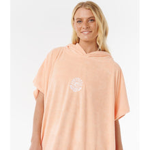 Ponczo damskie RIP CURL Classic Surf Hooded Towel pmarańczowe
