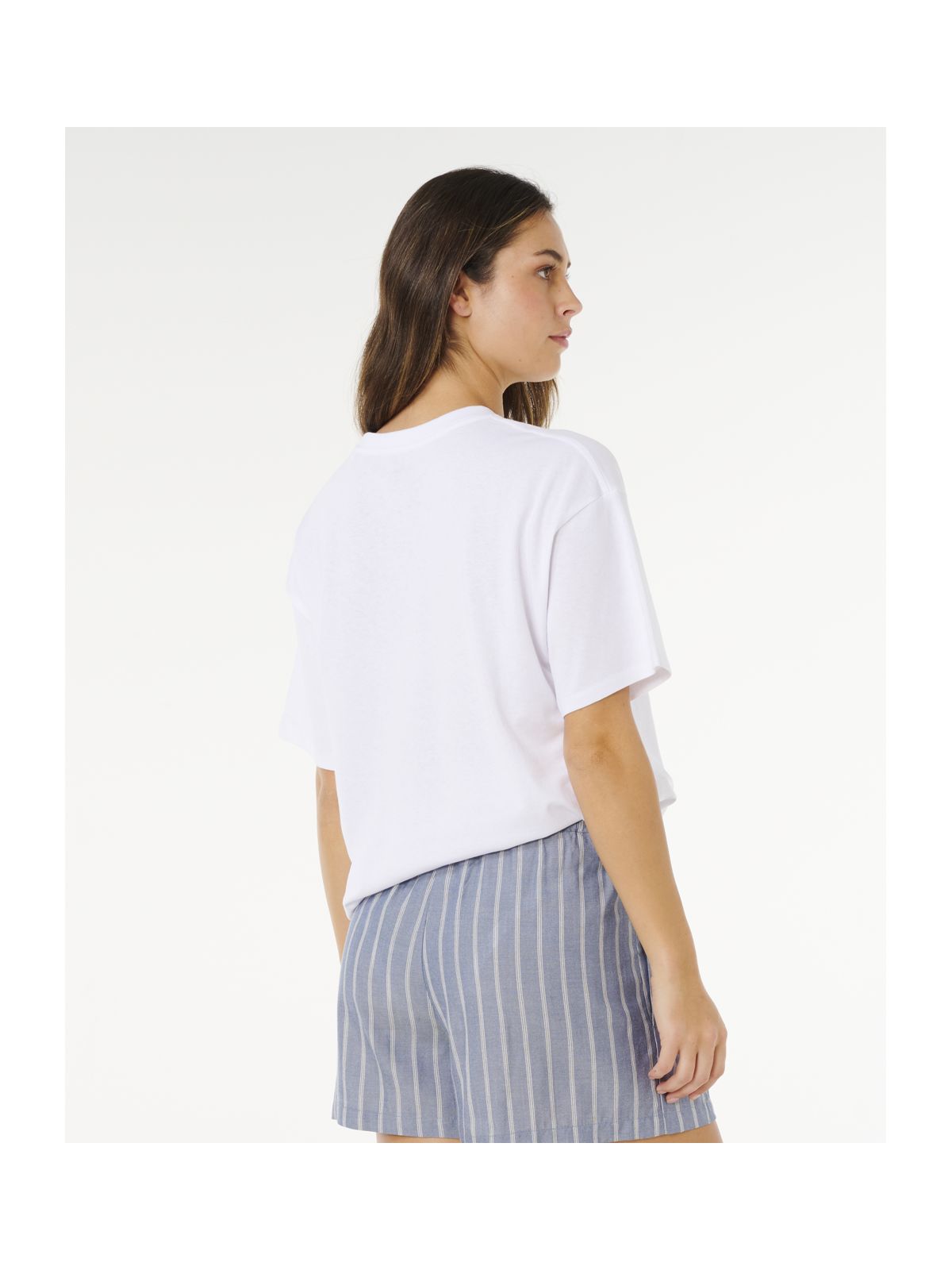 Koszulka damska RIP CURL Poolside Heritage Tee biała