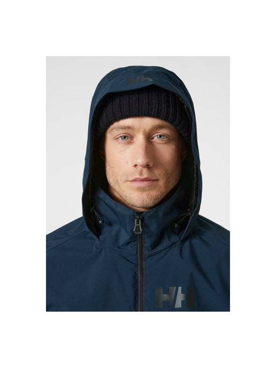 Kurtka męska HELLY HANSEN Hp Racing Lifaloft Hooded Jkt  kolor granatowy
