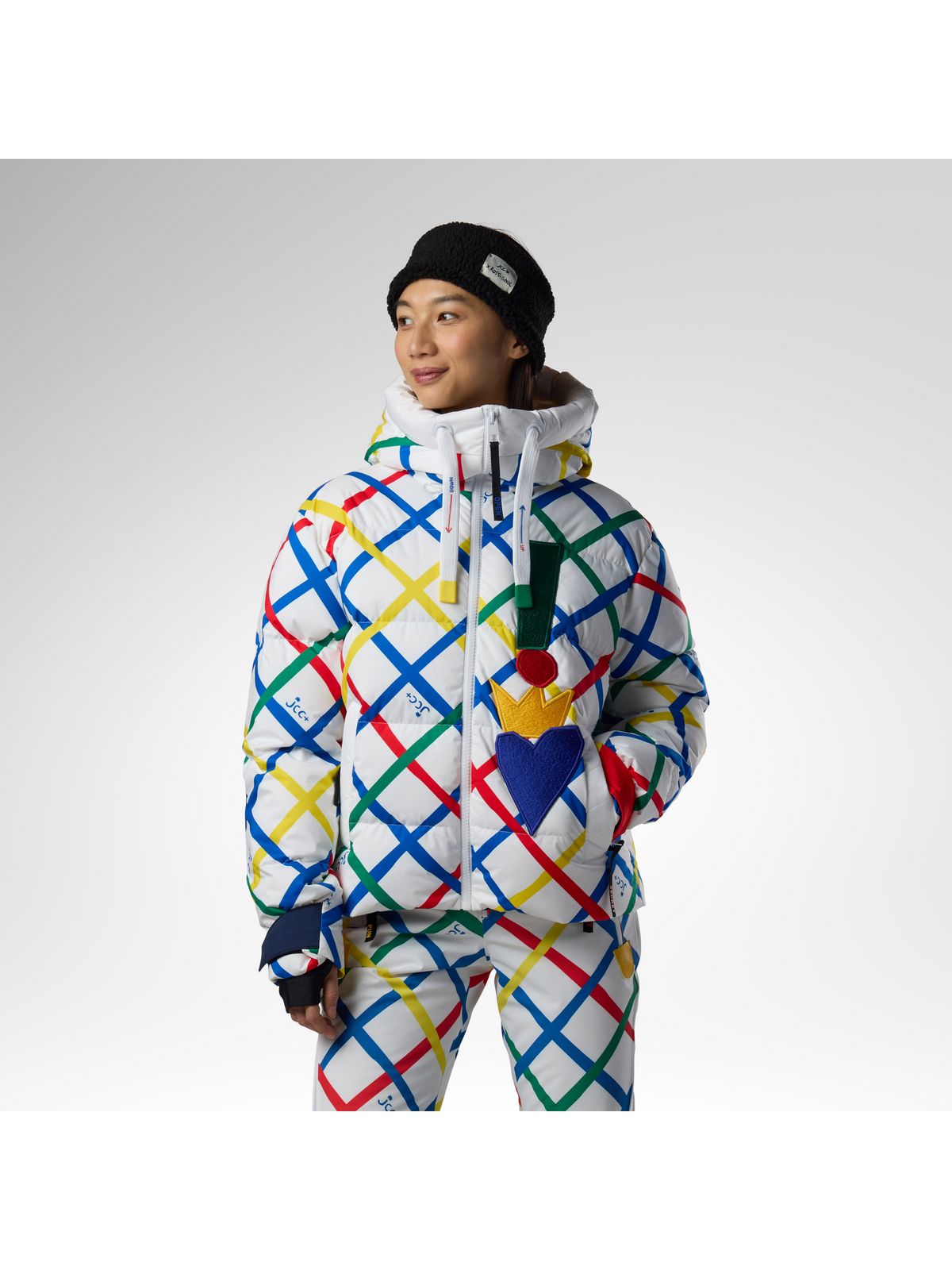 Kurtka narciarska damska ROSSIGNOL W Jcc Allsnow Down Ski Jacket multikolor