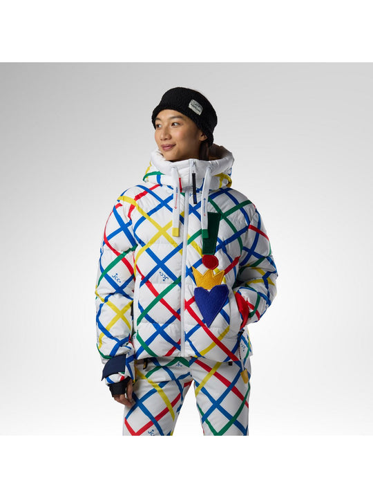 Kurtka narciarska damska ROSSIGNOL W Jcc Allsnow Down Ski Jacket multikolor
