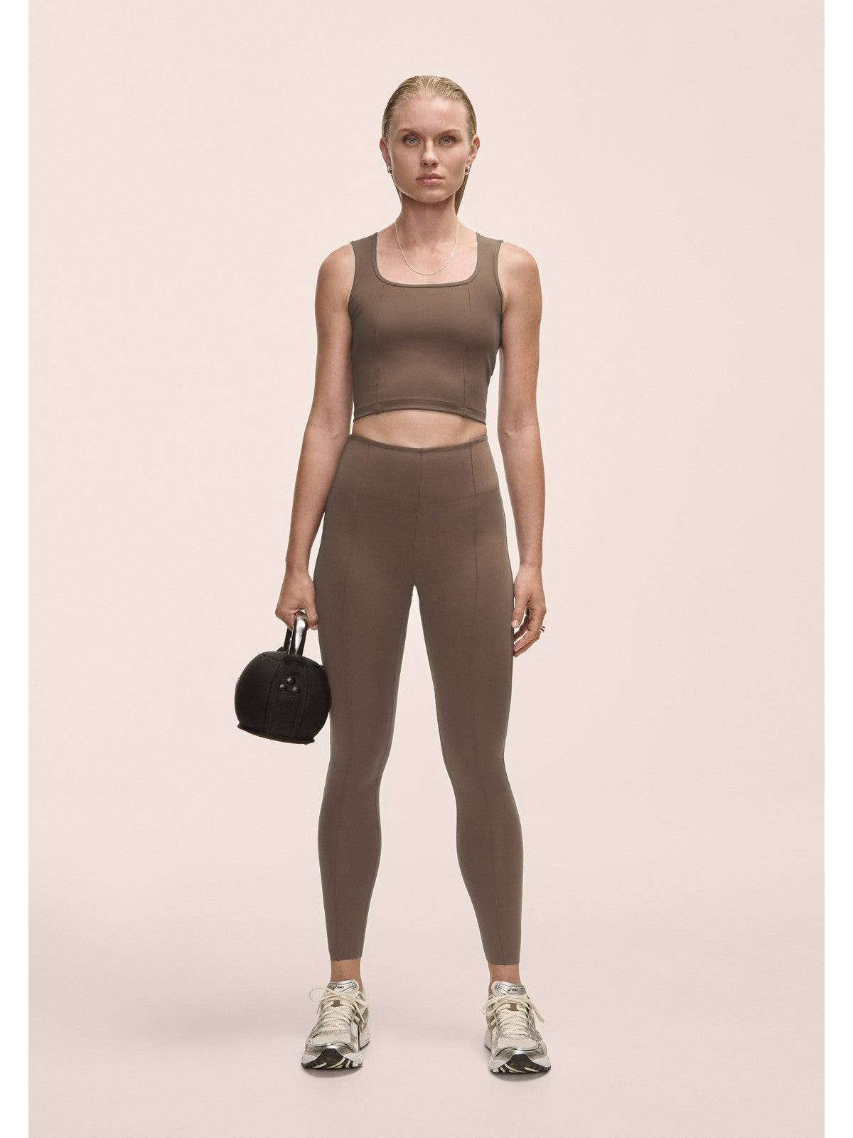 Legginsy damskie CASALL Edge High Waist Tights kolor zielony