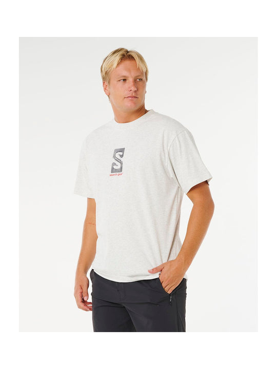 Koszulka męska RIP CURL Search Gear Tee biała
