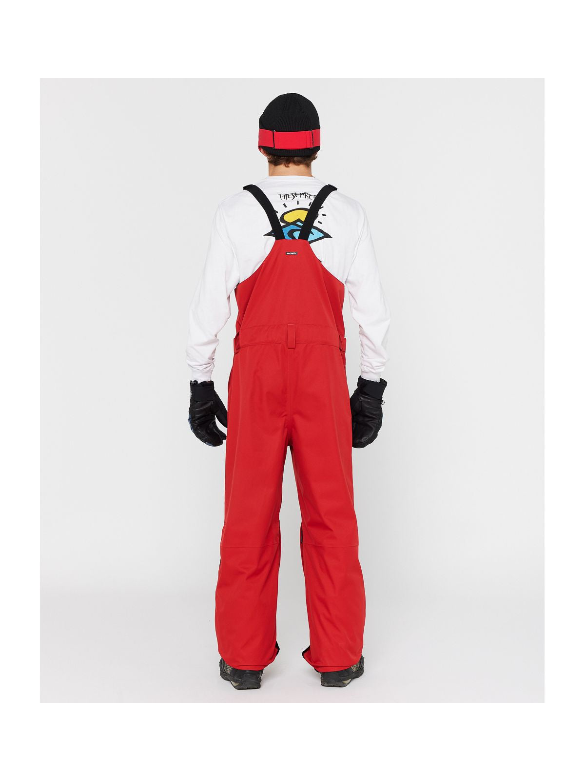 Spodnie narciarskie RIP CURL ANTI SERIES ULT 30K/40K BIB czerwone