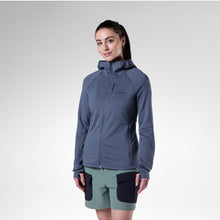 Bluza damska ROSSIGNOL W Textured Hoodie Mid Layer szara
