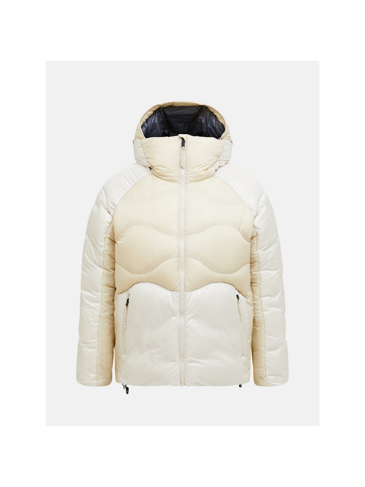Kurtka PEAK PERFORMANCE M Helium Diamond Fuse Down Hood piaskowy