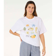 Koszulka damska RIP CURL Poolside Heritage Tee biała
