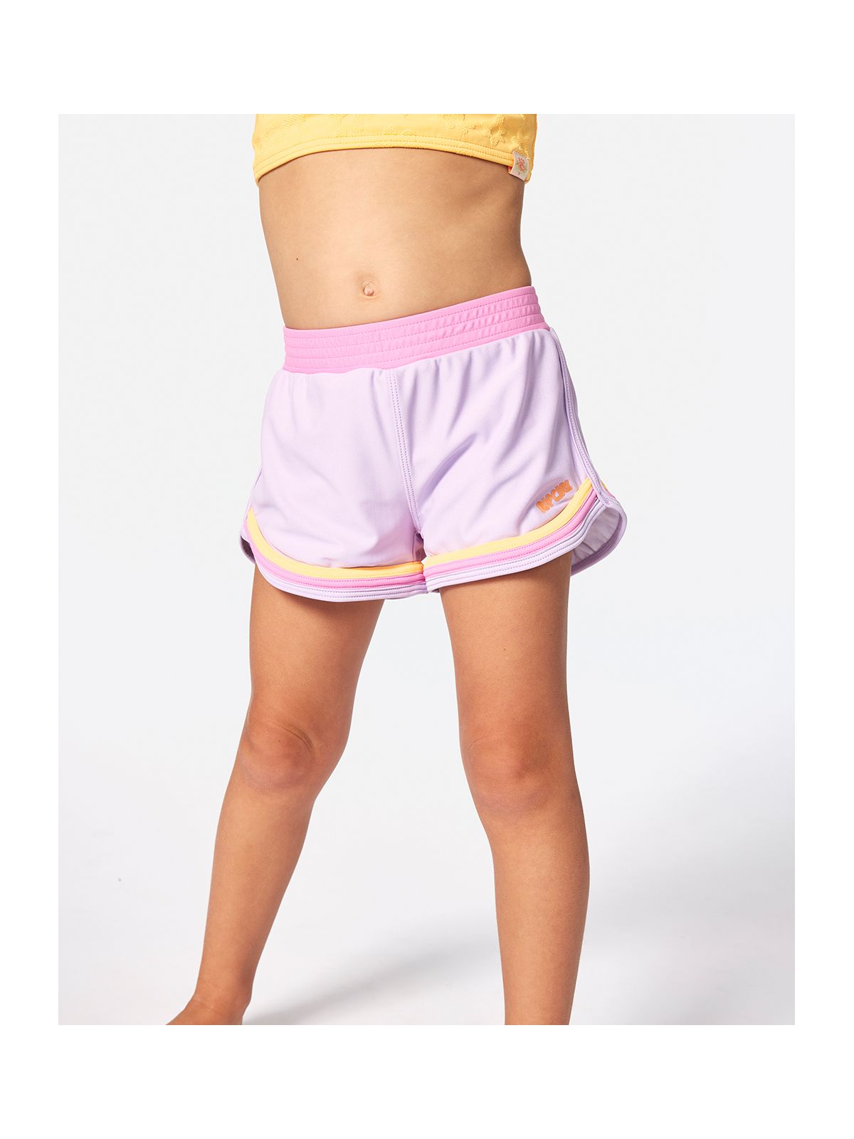 Szorty kąpielowe dziewczęce RIP CURL Rainbow Tide Boardshort - Girl fioletowe