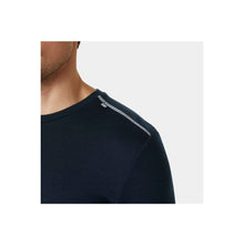 Koszulka męska HELLY HANSEN Lifa Merino Midweight Crew  kolor granatowy
