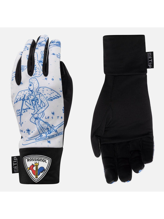 Rękawice narciarskie damskie ROSSIGNOL W JCC I TIPS białe
