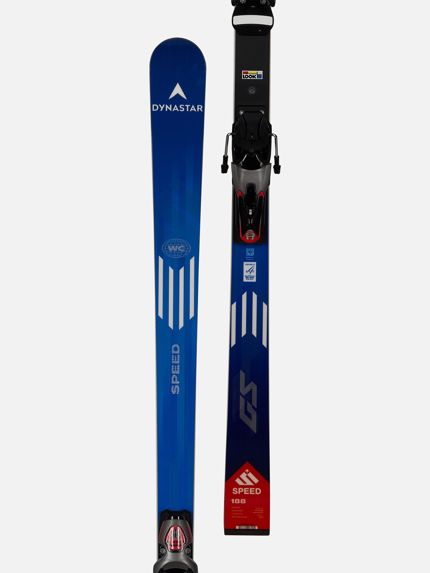 Narty DYNASTAR Speed Course WC FIS GS Factory 188 R22 + wiązania LOOK Spx 15 Rockerace Silver Red