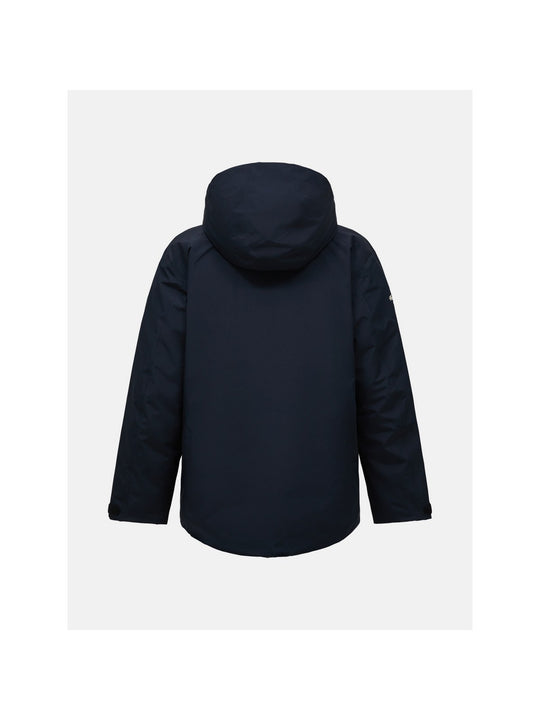 Kurtka narciarska męska PEAK PERFORMANCE 40Y Frost Reversible HIPE 2L Shell Down Jacket czarna
