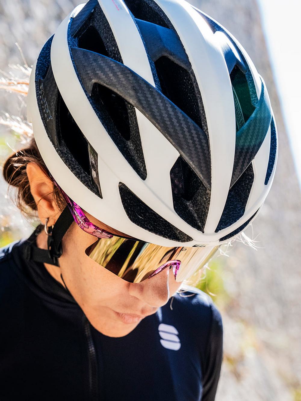 Kask rowerowy RUDY PROJECT Rebel Carbon White (Matte) - Adventure Sports