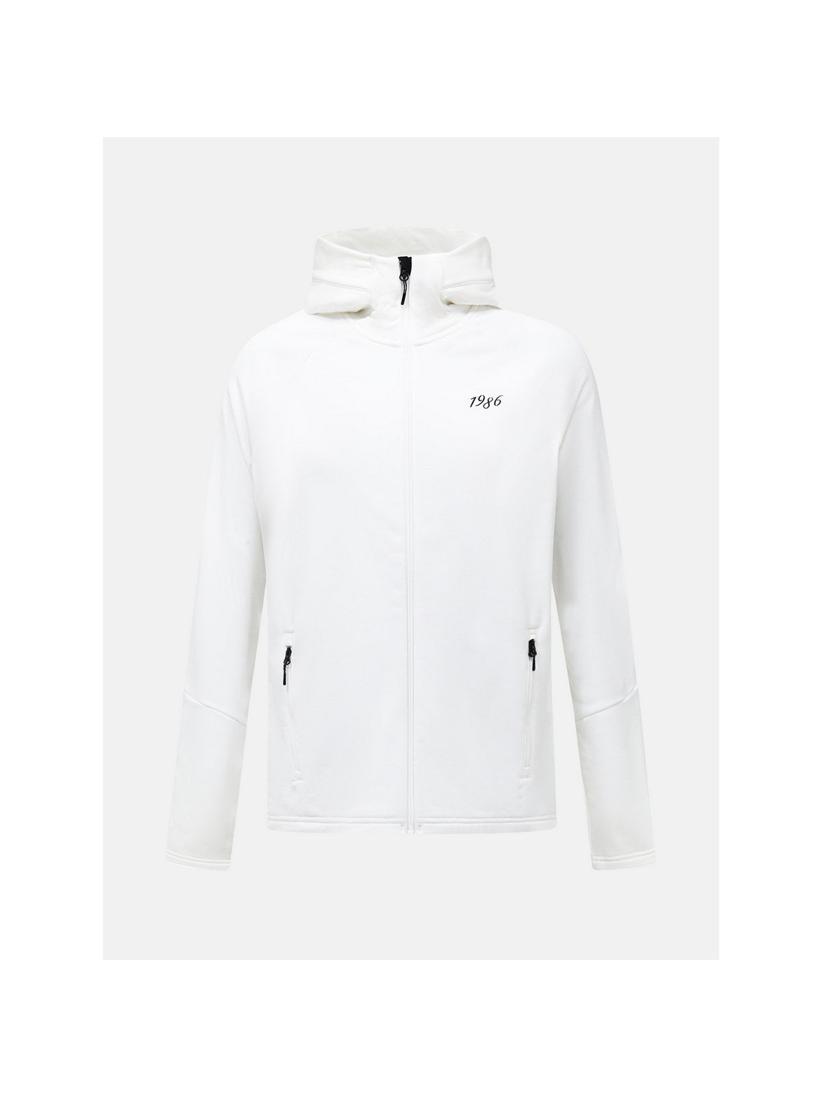 Bluza z kapturem męska PEAK PERFORMANCE 40Y Rider Zip Hood biała