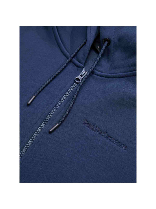 Bluza Peak Performance W Original Small Logo Zip niebieski
