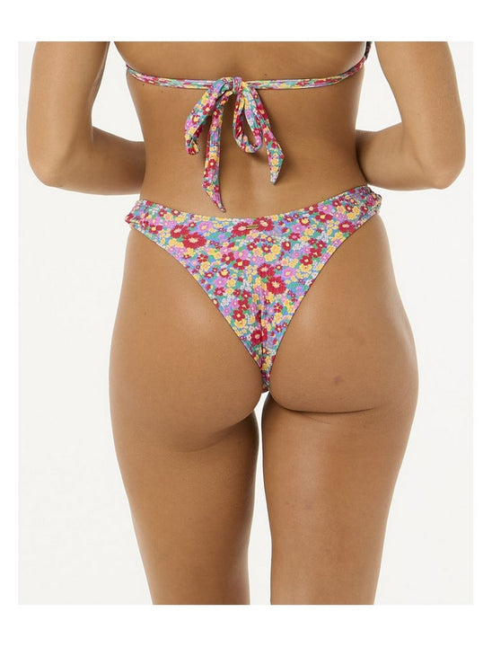 Majtki kąpielowe RIP CURL Las Flores High Leg Skimpy czerwone
