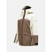 Kurtka narciarska męska PEAK PERFORMANCE Vertec HIPE 3L Shell Jacket brązowa
