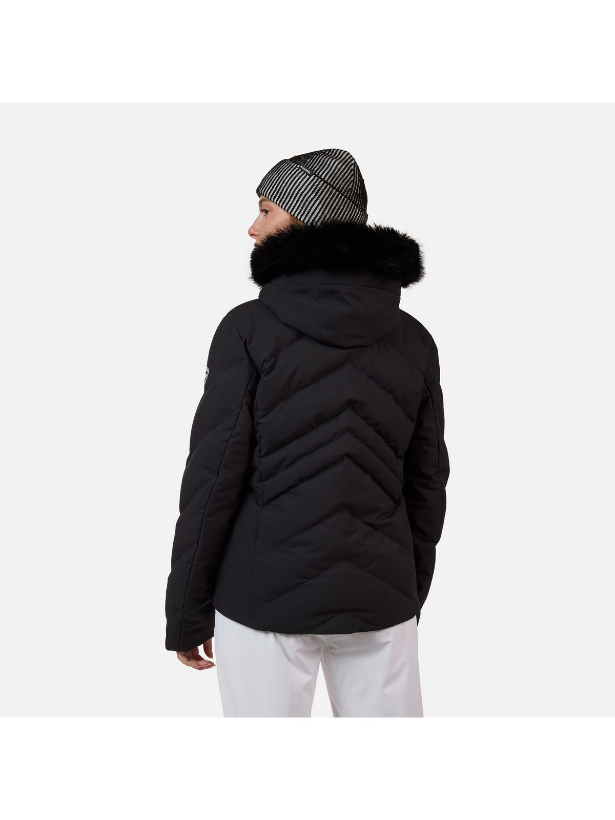 Kurtka narciarska damska ROSSIGNOL W STACI INSULATED JKT czarna