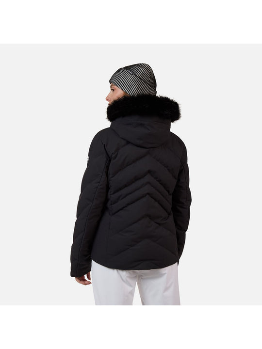 Kurtka narciarska damska ROSSIGNOL W STACI INSULATED JKT czarna

