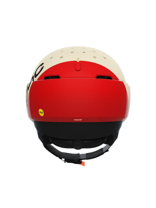 Kask narciarski POC Levator MIPS cat 2 biało/czerwony
