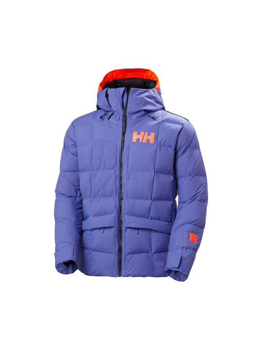 Kurtka narciarska męska HELLY HANSEN EMIKO RIDABLE PUFFY JACKET fioletowa
