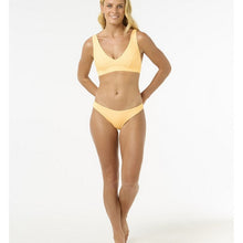 Stanik kąpielowy RIP CURL Premium Surf D-Dd Deep V żółty
