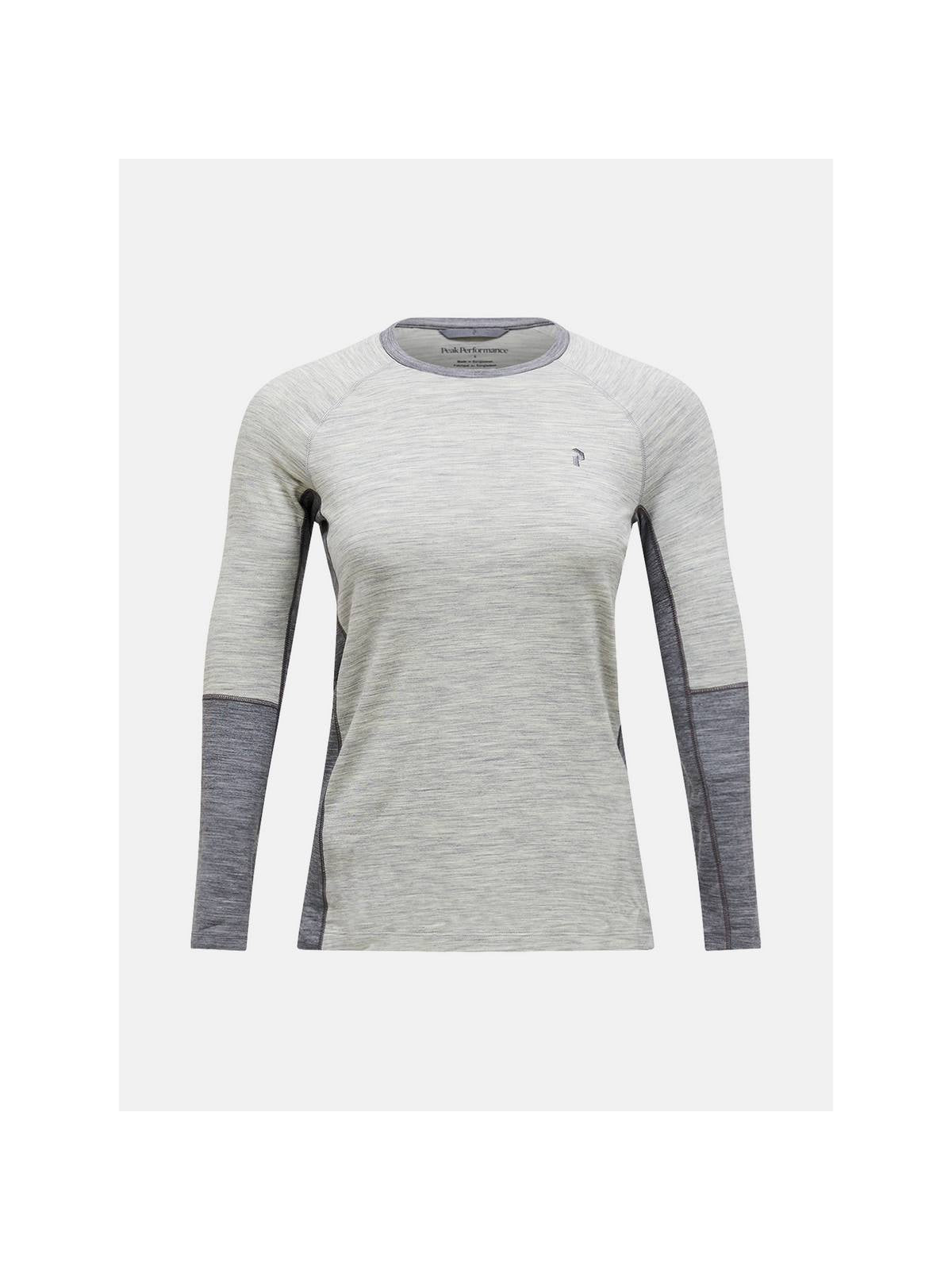 Koszulka Termiczna PEAK PERFORMANCE Magic Crew Wool-blend Baselayer Women szary