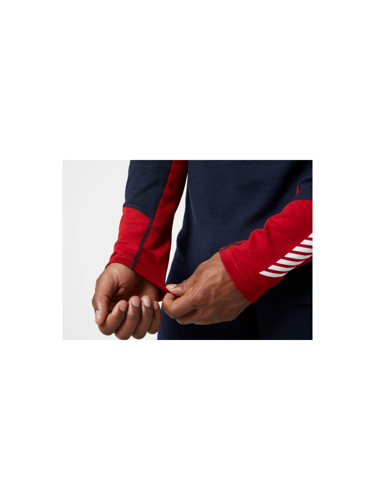 Koszulka męska HELLY HANSEN Lifa Merino Midweight Crew  kolor granatowy