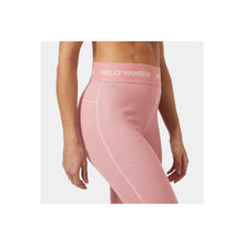Legginsy damskie HELLY HANSEN W Lifa Merino Midweight Pant kolor różowy
