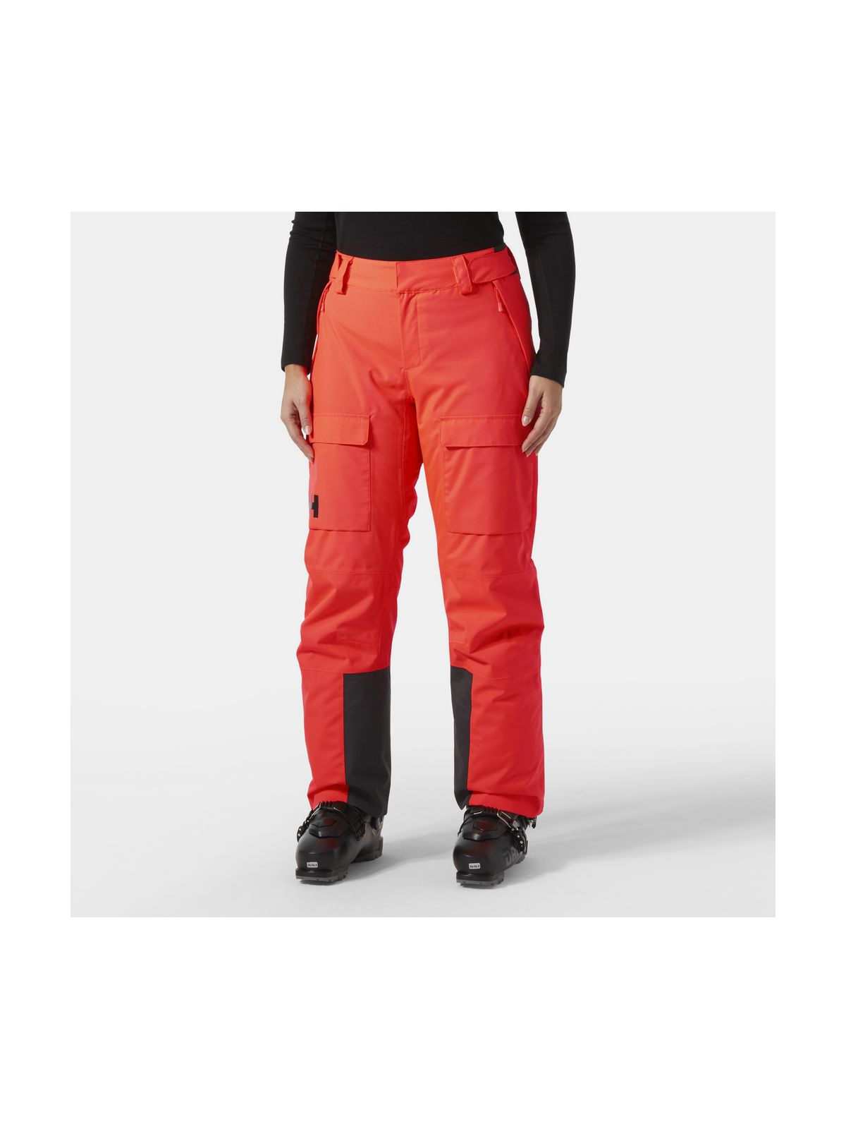 Spodnie narciarskie damskie HELLY HANSEN W SWITCH CARGO 2.0 PANT czerwone