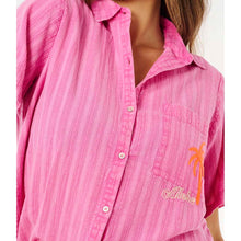Koszulka damska RIP CURL Hotel Malibu Embroid Shirt różowa
